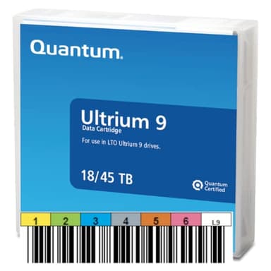 Quantum - MR-L9MQN-BC - for Lto-9 Tape Drives. Price is Per Cartridge, But Must Be Purchased in Multiple