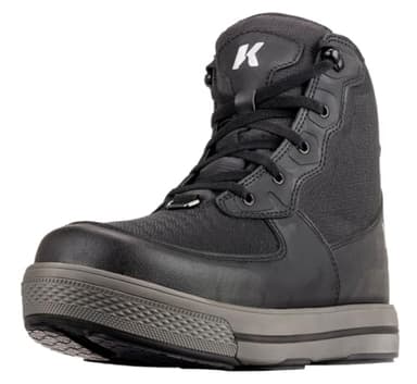 Korkers Men's Stealth Sneaker Wading Boot with Fixed Kling-On Rock Soles - Size 10