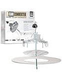 The Can Converter - R56, Recessed Can Light Conversion Kit, for Ceiling Light Fixture, Pendant, Ceiling Fan, with 7’¾ Inch Flat, Steel, White