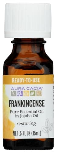 Aura Cacia Essentials Sanctifying Frankincense Jojoba Oil - 0.5 Oz