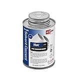 Rectorseal 55988 1/4 Pint Hot 203L Medium Body Blue Low Voc Pvc Solvent Cement