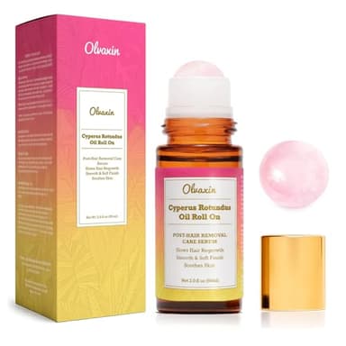 Cyperus Rotundus Oil for Hair Removal – Natural Hair Removal Oil, Cyprus Rotundus Serum Roll-On for Smooth Skin, Gentle Hair Removal Care For Reducing Body Hair Growth, 60ml