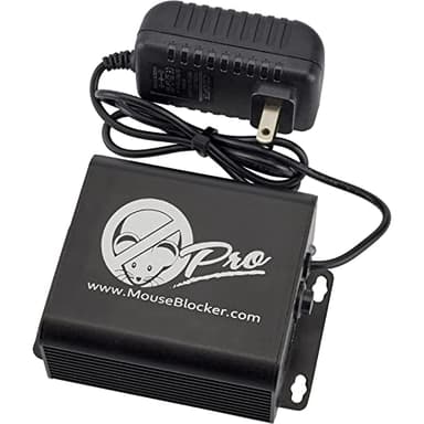 MouseBlocker Prox 120V Plug-in Ultrasonic Mouse and Rodent Deterrent with Dual Strobing LEDs for Your Vehicle