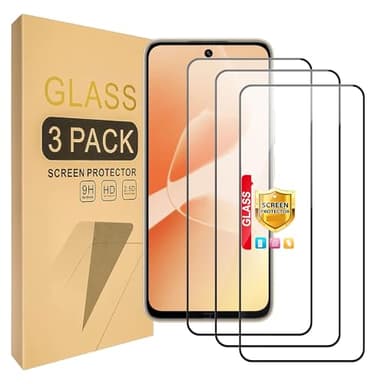 MTRIEBA [3 Pack] Compatible for Oppo K12x Tempered Glass Screen Protector [9H hardness][High Definition,Scratch-resistant and shatterproof]