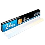 Enbrighten 24 inch Hardwired Under Cabinet Lights, 1620 Lumens, Five White Settings from (2700K-6500K), Full Range Dimmable, Under Counter Light, Linkable Under Counter Lights for Kitchen 82922-T1