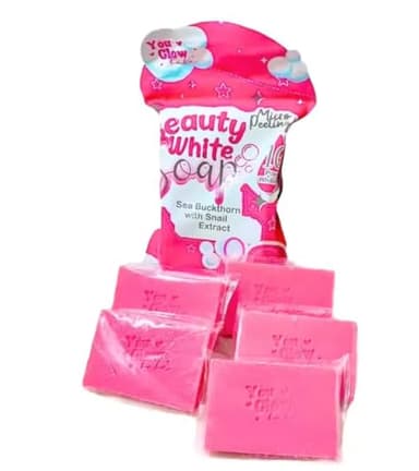 5 Bars You Glow Babe Beauty White Soap Sea Buckthorn with Snail Extract (70g each)