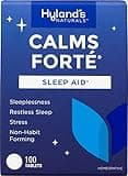 Hyland's Calms Forte Tablets, Natural Relief of Nervous Tension and Occasional Sleeplessness, 100 Count