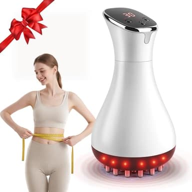 Rechargeable Lymphatic Drainage Massager & Cellulite Massage Tool with 3000mAh,Fascia Blaster for Reduce Stretch Marks for Legs, Arms & Belly,Body Sculpting Machine with Microcurrent for Office Travel
