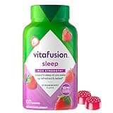 Vitafusion Max Strength Melatonin Gummy Supplements, Strawberry Flavored, 10 mg Melatonin Sleep Supplements, America’s Number 1 Gummy Vitamin Brand, 50 Day Supply, 100 Count