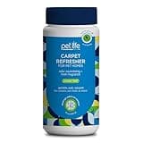 Pet Life Unlimited Carpet Refresher Powder, Carpet Deodorizer Powder Pet Safe - Carpet Powder Pet Odor Eliminator for Carpet with Plant-Based Juniper Leaf Scent - Made in the USA - 16oz (Pack of 1)