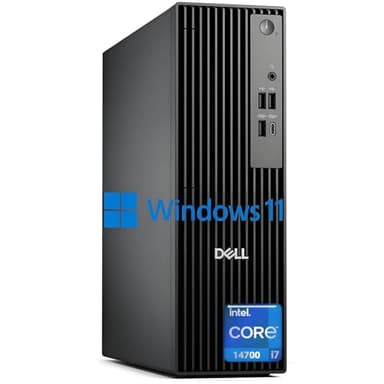 Dell Pro Slim QCS1250 Business Desktop, New OptiPlex Version, Intel Core i7-14700(20 Core, 28 Threads), 32GB DDR5 RAM, 1TB PCIe SSD, Ultra-Quiet Design, Dual 4K Monitor Support, USB-C, Windows 11