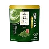 Matcha Milk Uji Double Rich Latte by Tsujiri, 160g Resealable Bag Made in Kyoto Japan