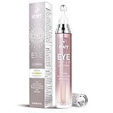 5% Caffeine Eye Cream & Under Eye Serum for Dark Circles and Puffiness Eye Care Eye Roller Serum with 360° Massage Ball Eye Treatment Serum Under Eye Roller Cream for Women Reduce Wrinkles Fine Lines