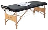 SIERRA COMFORT All-Inclusive Portable Massage Table (Black), SC-901, 27.95"D x 72.05"W x 33.07"H