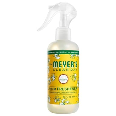 MRS. MEYER'S CLEAN DAY Room and Air Freshener Spray, Non-Aerosol Spray Bottle Infused with Essential Oils, Honeysuckle, 8 fl. Oz