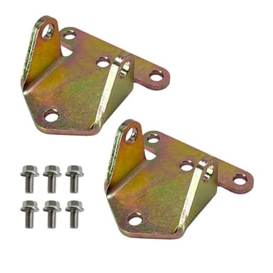 Steel Motor Mount Kit for Chevy V8 SBC Engine, Fixed Mount with Bolts, 2 Pack