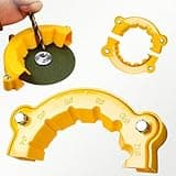 Drill Bit Sharpener New Thickened, Portable Drill Bit Sharpening Jig, Angle Grinder Drill Bit Sharpener Attachment Suitable for All Grinding Drill Bits（4-12mm）