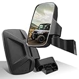 Ranger Side Mirrors Door Mounted,SHEJISI UTV Mirrors Compatible with 2018-2024 Polaris Ranger Crew SP XP 570 1000,Polaris NorthStar,Fits Full Doors Only,Ultra-Clear Large Field of View,Easy to Install