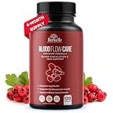 HerbaMe Blood Circulation Supplement, 120 Capsules, Supports Leg Vein, Heart, Vessels and Cardiovascular Health with Niacin, L-Arginine, Ginger, Cayenne Pepper, Hawthorn, Diosmin, Blood Flow Pills