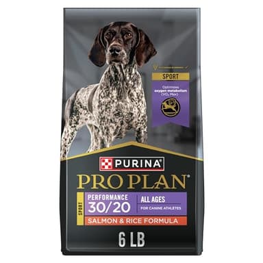Purina Pro Plan High Protein Dog Food, Sport 30/20 Salmon and Rice Dog Food Dry Formula - 6 lb. Bag