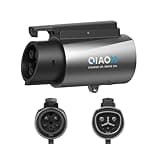 QIAO Fit for Tesla to J1772 Charger Adapter, up to 48A 250V - NACS to J1772 EV Adapter for Charge J1772 EVS at Tesla AC Charger Station Only, Silver-Plated Efficient Charging Design