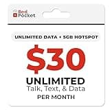 Unlimited Data + 5GB Hotspot from RedPocket Mobile. Free SIM Card for AT&T-Compatible Phone. Unlimited Data, Talk, & Text