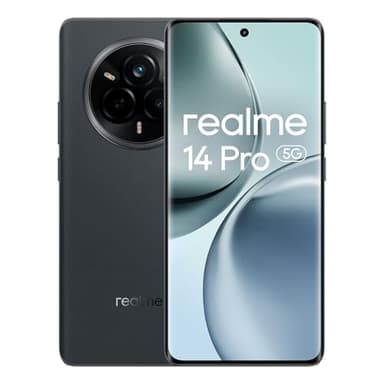 realme 14 Pro 5G Smartphone 8+256GB, Grey, 6.72 inch Curved Screen, 120Hz Display, 45W SuperVOOC, 5260mAh Battery, 50MP Camera, Dimensity 7300 Energy, IP69