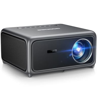 GooDee 4K Smart Projector with WiFi & Bluetooth - 3000 ANSI UHD, ToF Auto Focus Keystone MEMC, Dolby Audio Home Theater Video Projector Built-in Streaming Apps, Indoor & Outdoor Movies, Gaming