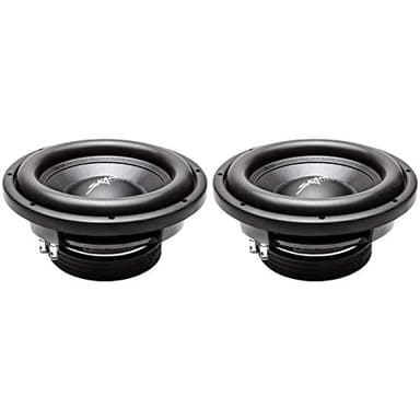 (2) Skar Audio VD-10 D2 10" 800W Max Power Dual 2 Ohm Shallow Mount Subwoofers, Pair of 2, Model:(2) VD-10 D2