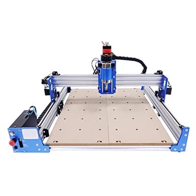 CNC Router Machine, 100W 3 Axis GRBL Control Wood Carving Milling Machine with 42 Two-Phase Stepper Motor, Working Area 15.7′′ X 15.7′′ X 3.2′′, 10000rpm CNC Engraving Machine for Plastic Wood
