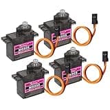 Beffkkip MG90S 9g Servo Motor Micro Metal Gear for Robot Car Plane RC Helicopter Arduino