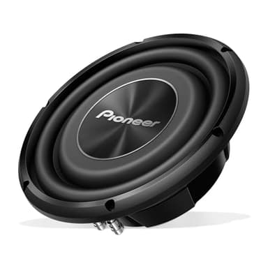PIONEER A-Series TS-A2500LS4 10” Subwoofer – 1200W Max, Shallow-Mount Design, Deep Bass in Tight Spaces