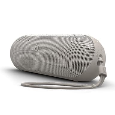 Beats Pill x Kim Kardashian - Wireless Bluetooth Speaker and Portable Charger via USB-C - Up to 24 Hours Battery Life, IP67 Water Resistant, Apple & Android Compatible, Built-in Mic – Light Gray