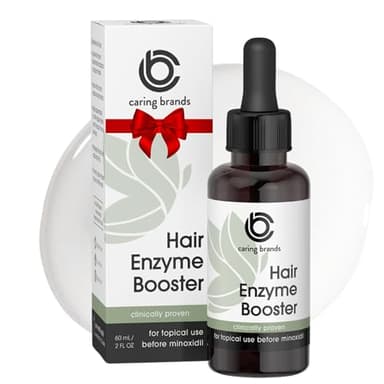 Caring Brands Hair Growth Booster for Women and Men, Hair Enzyme Booster, Scalp Serum for Overall Hair Care, Supports Hair Regrowth & Hair Loss (1-Pack)