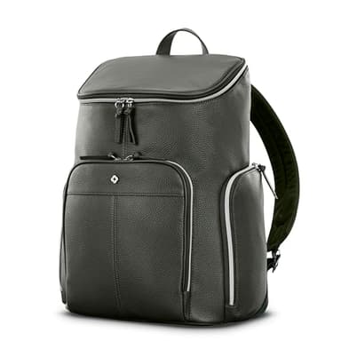 Samsonite Mobile Solution 2 Leather Deluxe Backpack - Olive