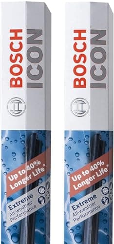 BOSCH 26A18A ICON Beam Wiper Blades - Driver and Passenger Side - Set of 2 Blades (26A & 18A)