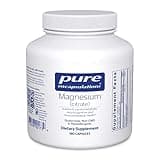 Pure Encapsulations Magnesium (Citrate) - Supplement for Sleep, Heart Health, Cognitive Health, Bone Health, Energy, Muscles, and Metabolism* - with Premium Magnesium - 180 Capsules