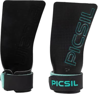PICSIL | Falcon Grips | Grip All Surfaces and Bar Types | Use with Magnesium | Carbon Fibre Material | for Crosstrainig, WOD, Gym & Calisthenics | Moonless G+