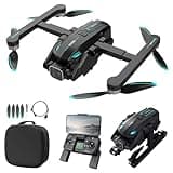Dodoore S188 GPS Drone with 8K Camera for Adults,180?ESC FPV RC Quadcopter with Brushless Motor, 5G WiFi Transmission, Obstacle Avoidance, Optical Flow, Auto Return, Follow Me, Storage Bag, Black