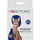 HONEY CARE Petrichor Mix Cat Litter I Tofu Cat Litter I Nature Plant-Based Pellets and Bentonite Sustainable I Low-Dust Qucik Clumping Superior Odor Control, 6 Lbs