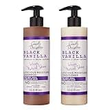 Carol's Daughter Black Vanilla Sulfate Free Shampoo and Conditioner Set for Curly, Wavy or Natural Hair, Moisturizing Hair Care for Dry, Damaged Split Ends, 1 Kit