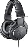Audio-Technica ATH-M20x Professional Studio Monitor Headphones, Black (AUD ATHM20X)