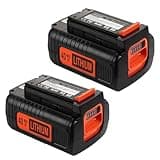 Bakipante Upgraded 3.5Ah 2Pack 40V Lithium Battery Replacement for Black and Decker 40 Volt Battery LBX2040 Replacement for LBXR36 LBXR2036 LBX1540 Compatible with Tools LST136 LHT2436B LSW36 LCC340C