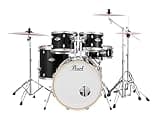 Pearl EXX725/C 5-Piece Export Standard Drum Set with Hardware - Jet Black