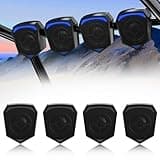 GoHawk ATN5-Q All-in-One Built-in Amplifier Waterproof 6" Full Range Bluetooth ATV RZR UTV Stereo 4 Speakers Audio Amp System,1.5 to 2" Rollcage Bar Mount Polaris 4 Wheeler Can-Am FM Radio USB