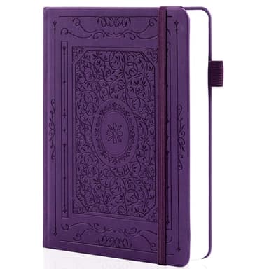 TIEFOSSI Dotted Journal Notebook, 160gsm 256 Numbered Thick Paper, A5 Hardcover Dotted Grid Diary for Women Men Work Writing, Journaling, Drawing, 5.8 x 8.3 in