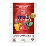 True Organic Tomato & Vegetable Food – Organic Fertilizer for Superior Harvests with 6% Calcium – 8lb Bag Covers 140 sq. ft.