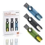 3 in 1 Cup Lid Gap Cleaning Brush Set, Multifunctional Insulation Bottle Cleaning Tools, Mutipurpose Tiny Silicone Cup Holder Cleaner, Home Kitchen Cleaning Tools