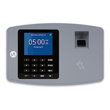 uAttend BN6000 Biometric Time Clock System for Small Business with Cloud-Based Employee Timecards
