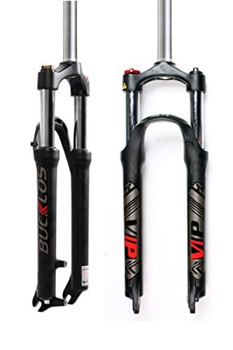 BUCKLOS 26 MTB Suspension Fork Travel 100mm QR 9mm Crown Lockout